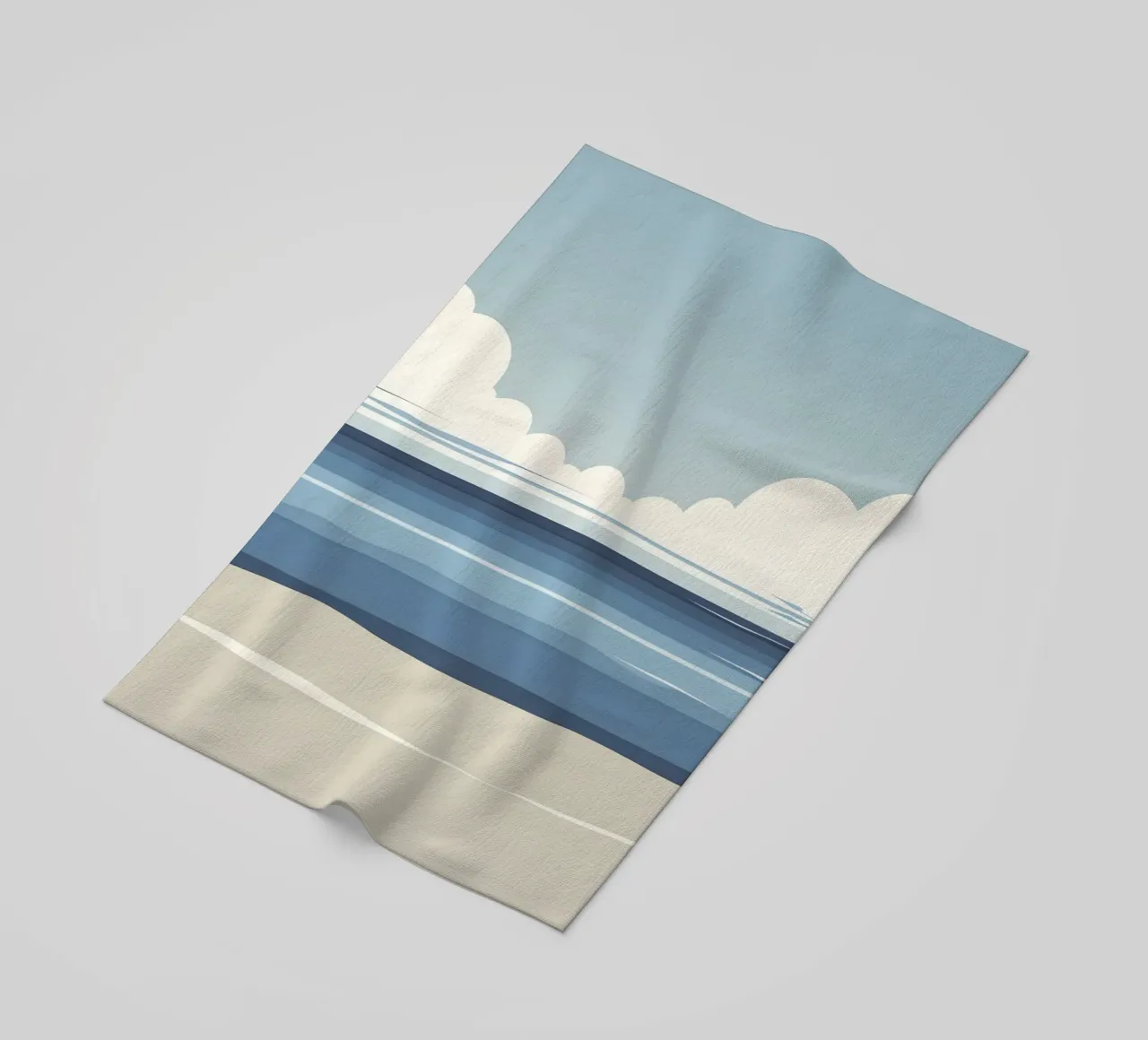 Linea dell'orizzonte semplice telo mare da LIFESTYLE OBJECTS