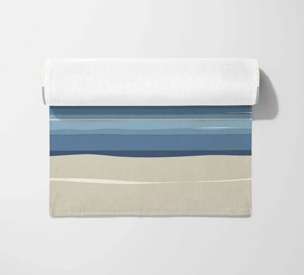 Linea dell'orizzonte semplice telo mare da LIFESTYLE OBJECTS