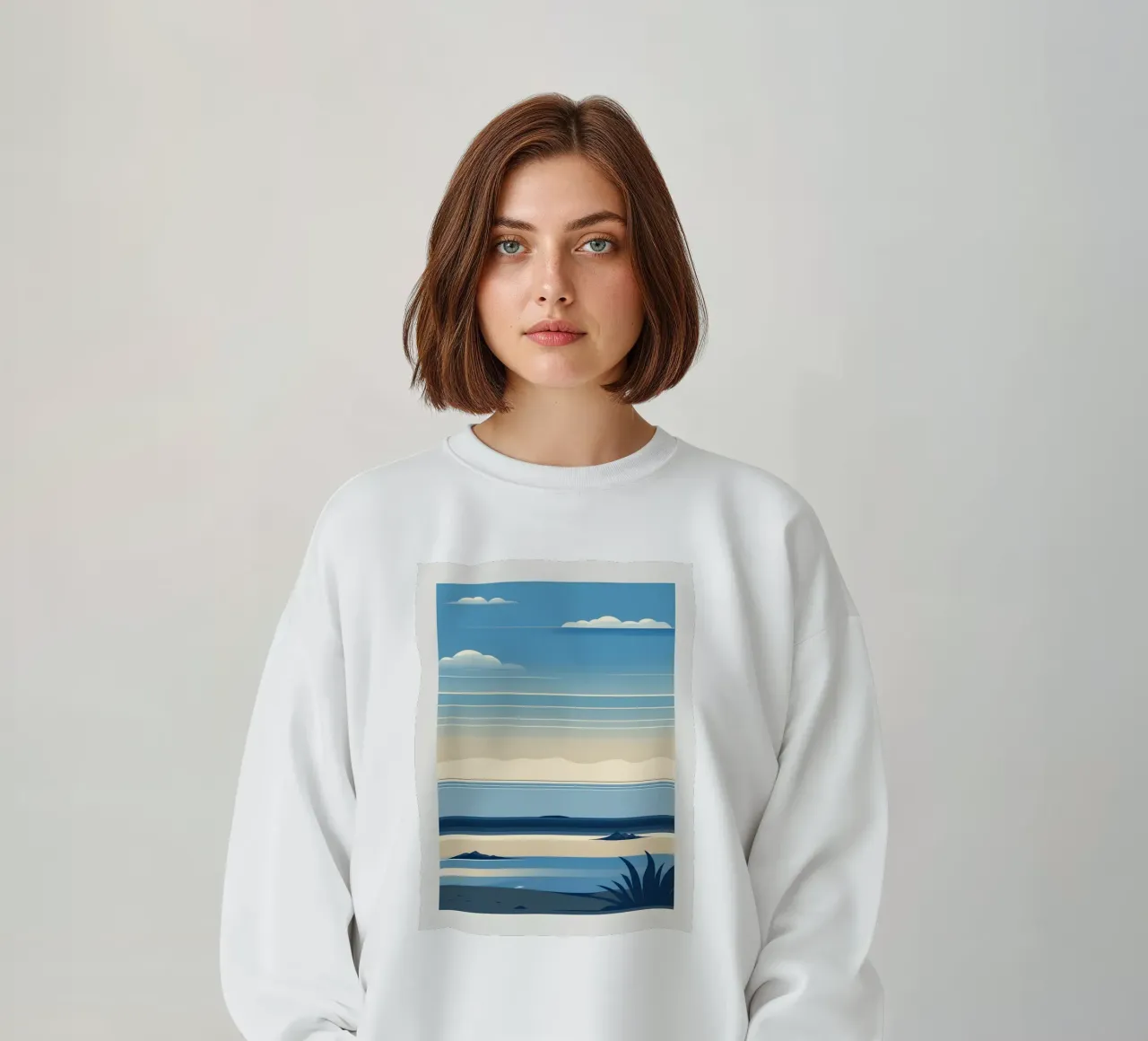 Linea dell'orizzonte semplice felpa da LIFESTYLE OBJECTS