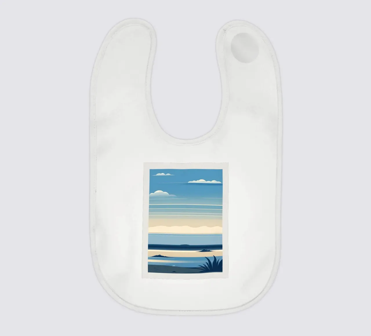 Linea dell'orizzonte semplice bavaglino da LIFESTYLE OBJECTS