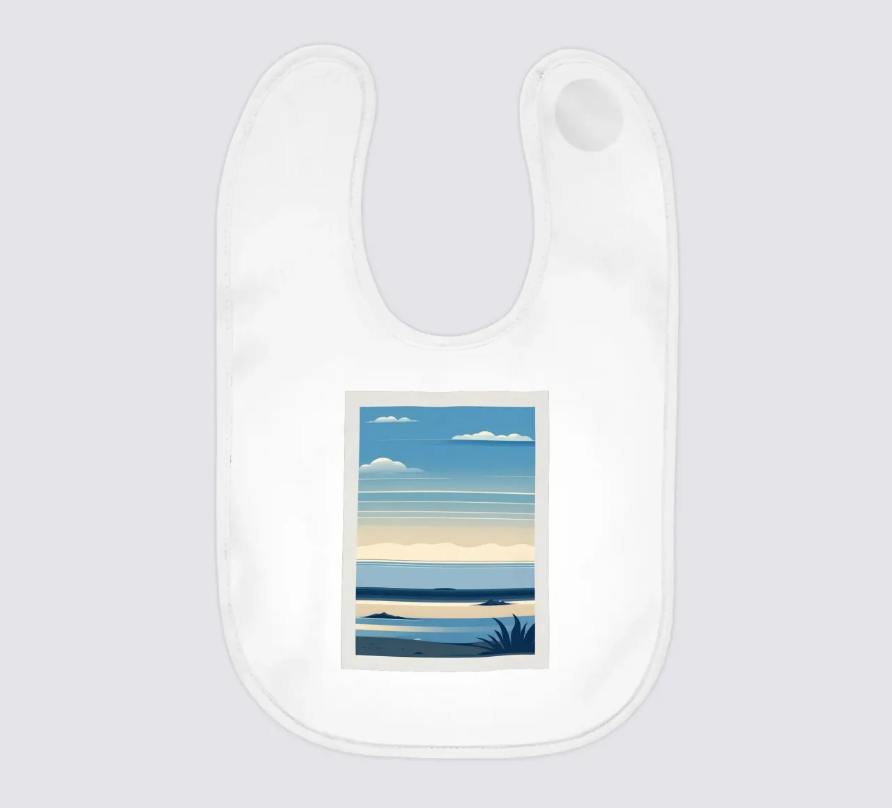 Linea dell'orizzonte semplice bavaglino da LIFESTYLE OBJECTS
