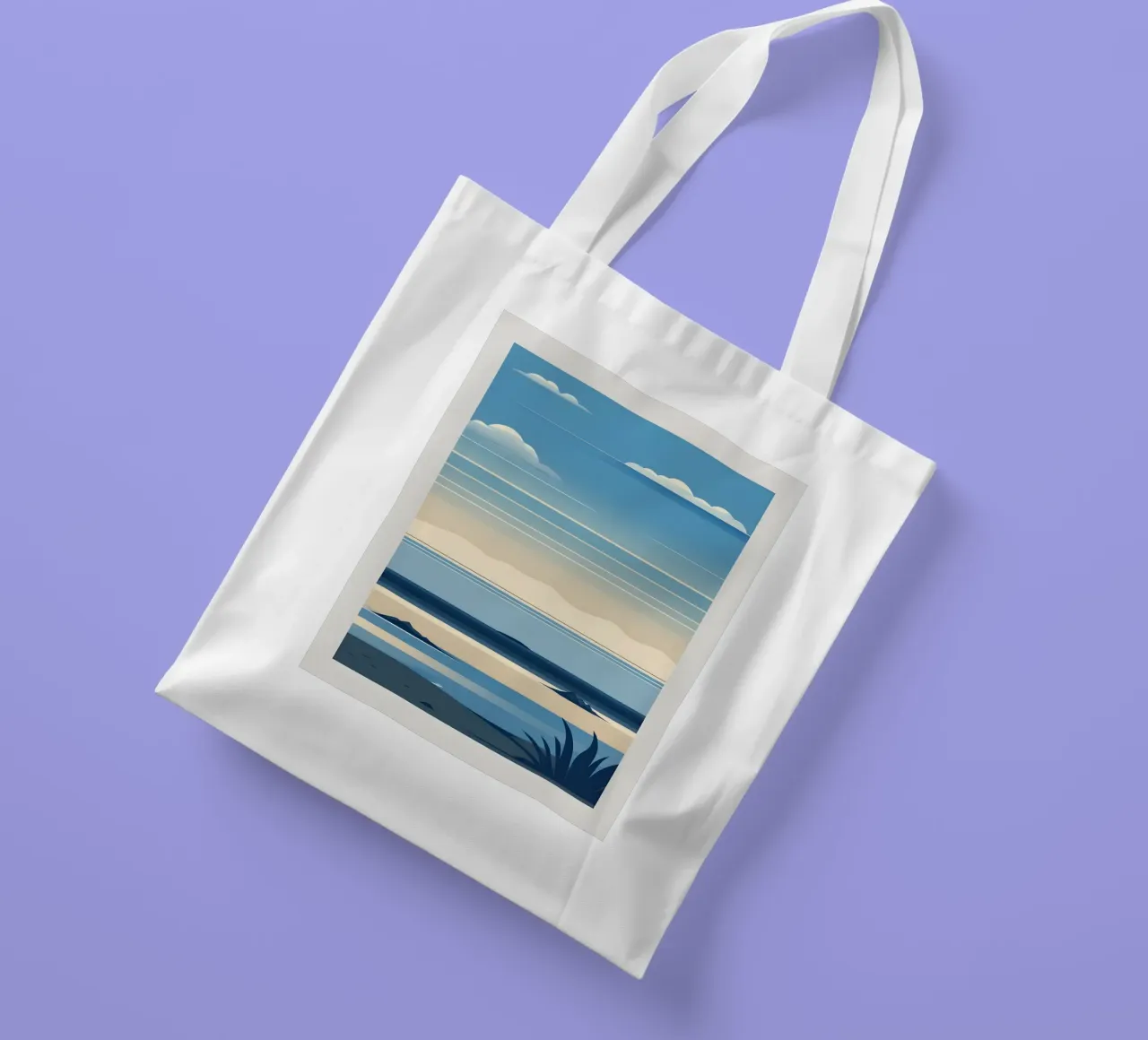 Linea dell'orizzonte semplice borsa in juta da LIFESTYLE OBJECTS