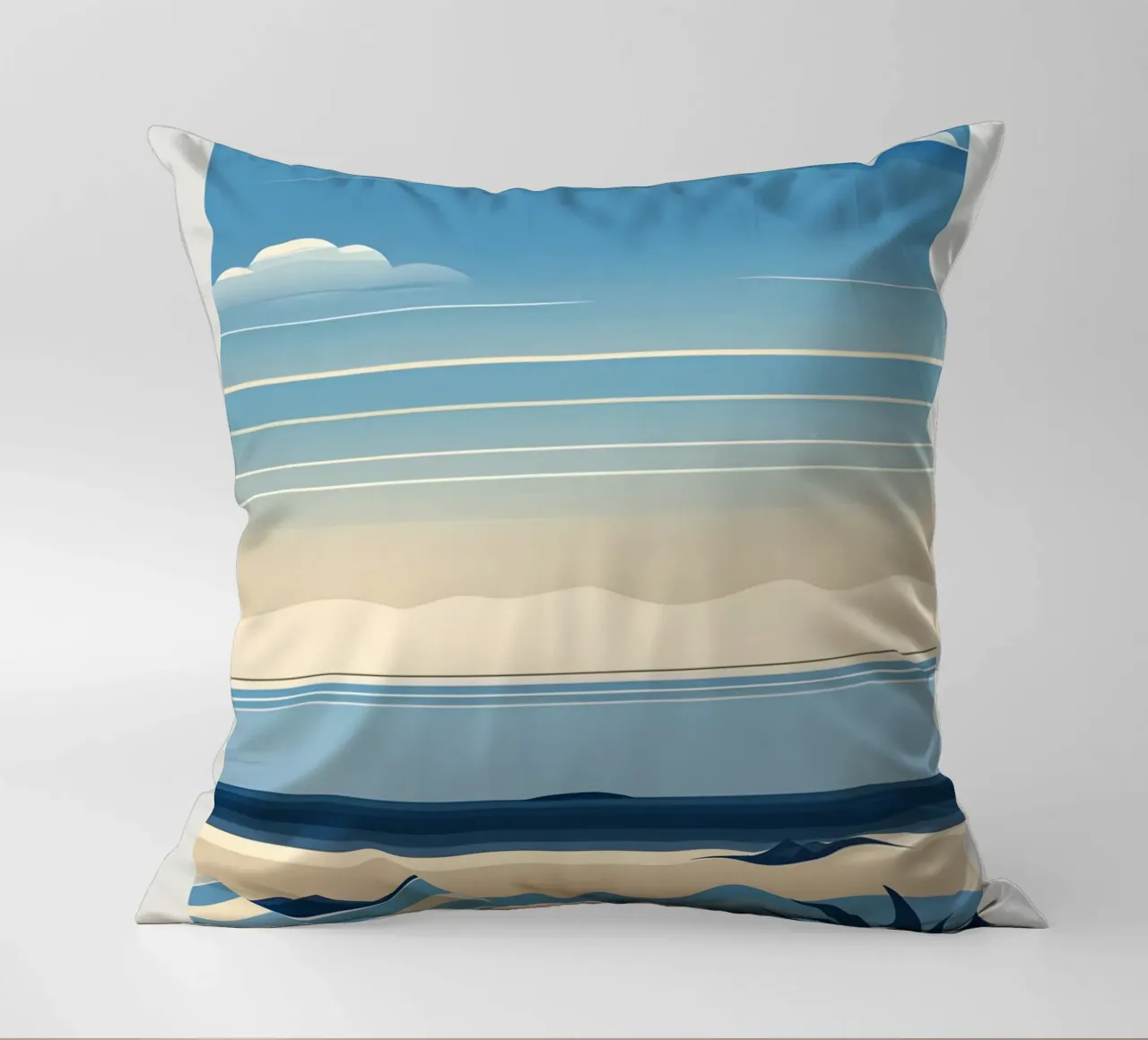 Linea dell'orizzonte semplice cuscino da LIFESTYLE OBJECTS