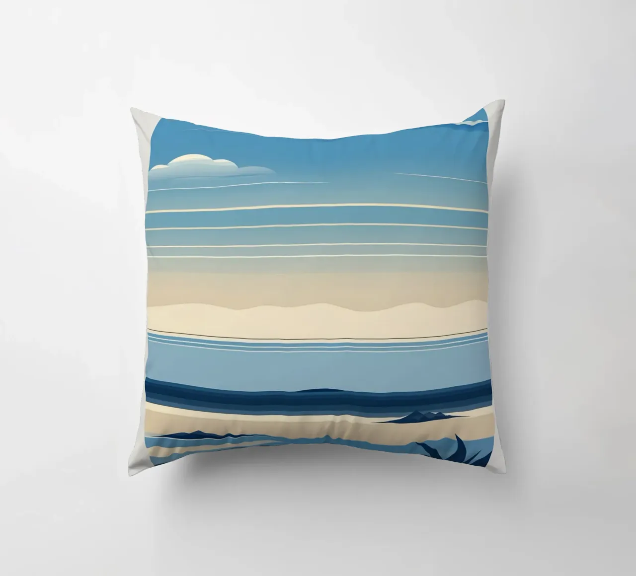 Linea dell'orizzonte semplice cuscino da LIFESTYLE OBJECTS