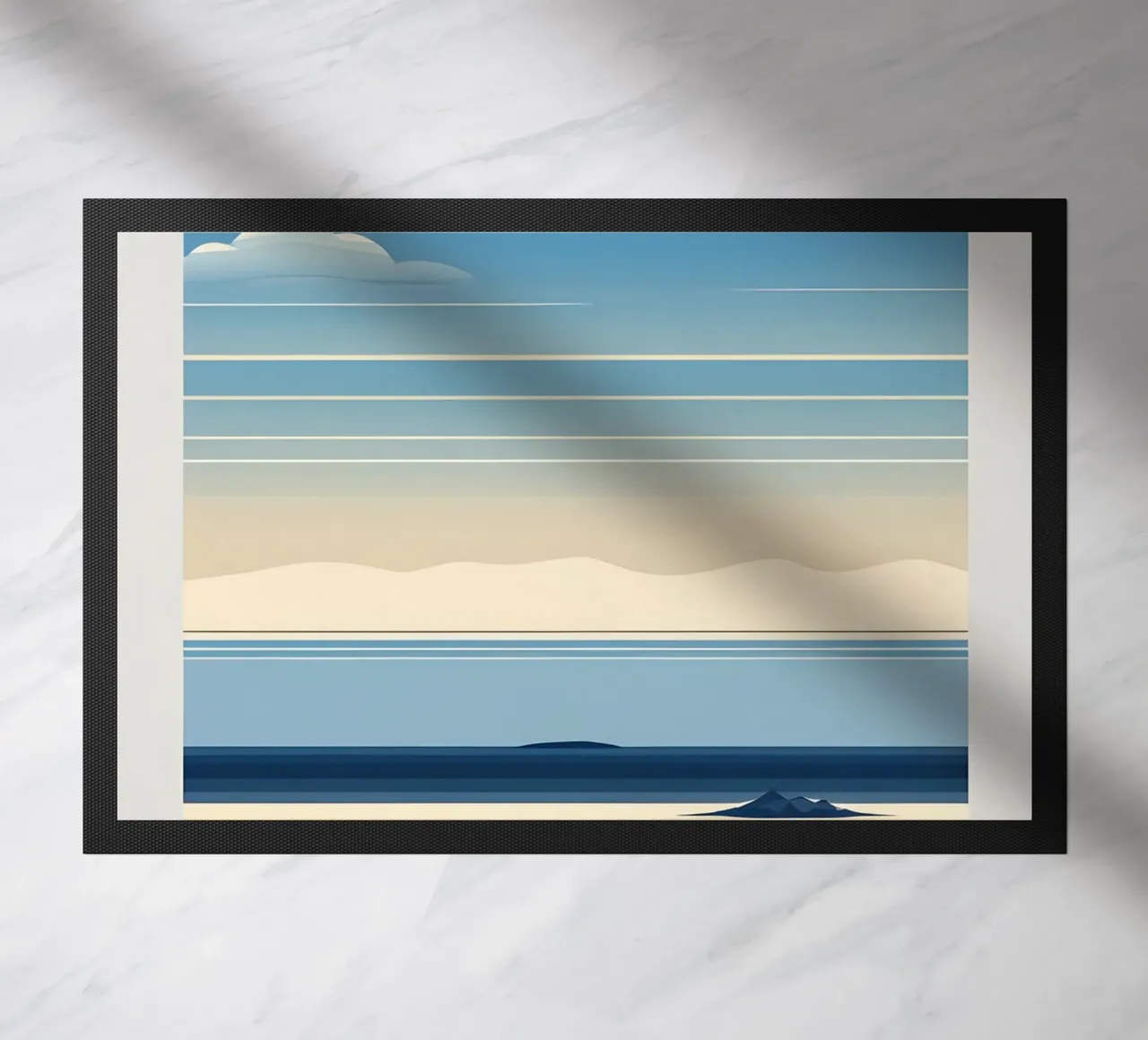 Linea dell'orizzonte semplice zerbino da LIFESTYLE OBJECTS