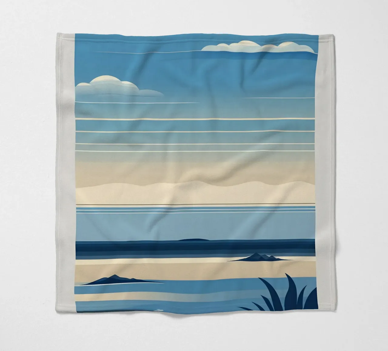 Linea dell'orizzonte semplice coperta in pile da LIFESTYLE OBJECTS