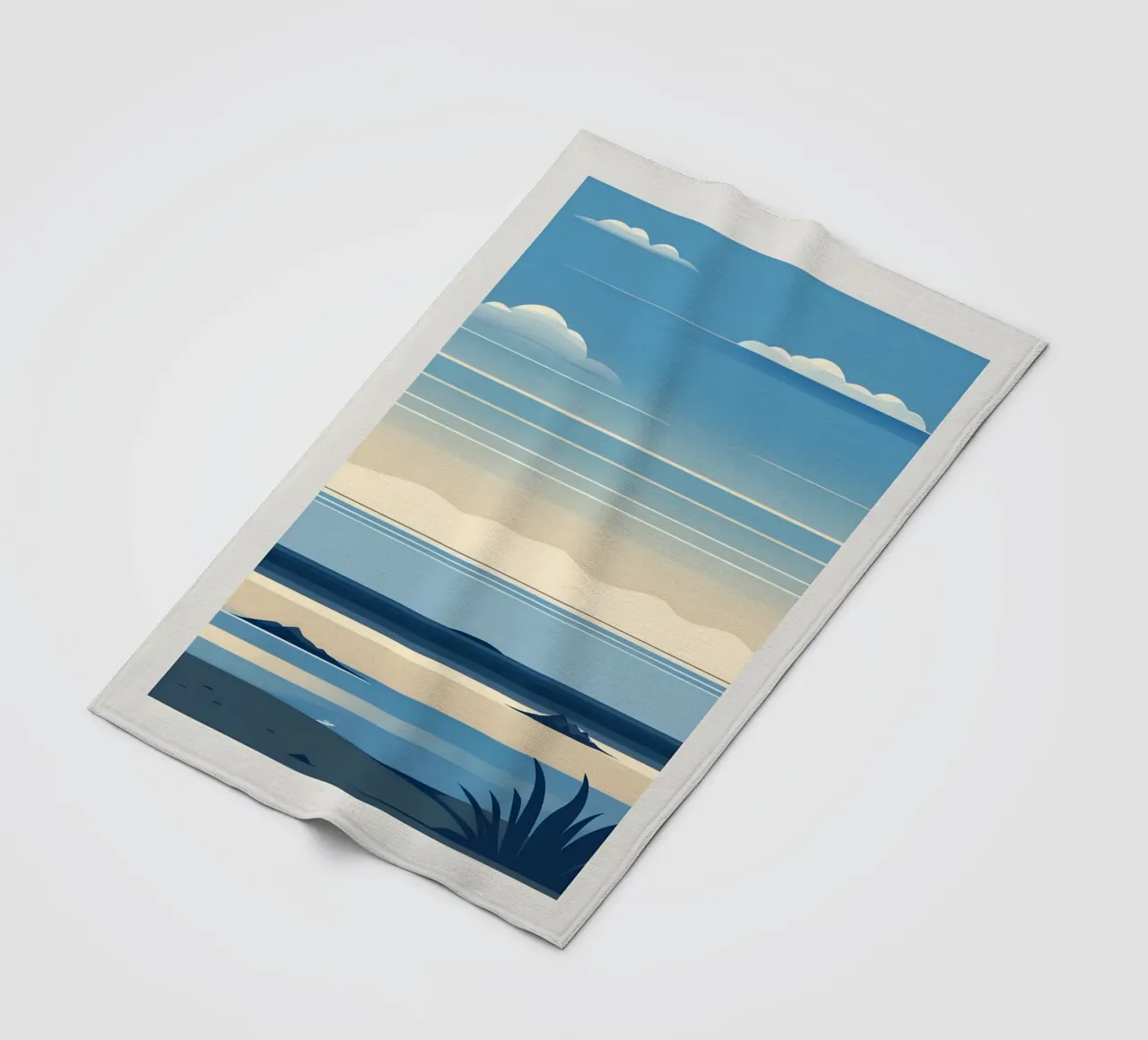 Linea dell'orizzonte semplice coperta in pile da LIFESTYLE OBJECTS