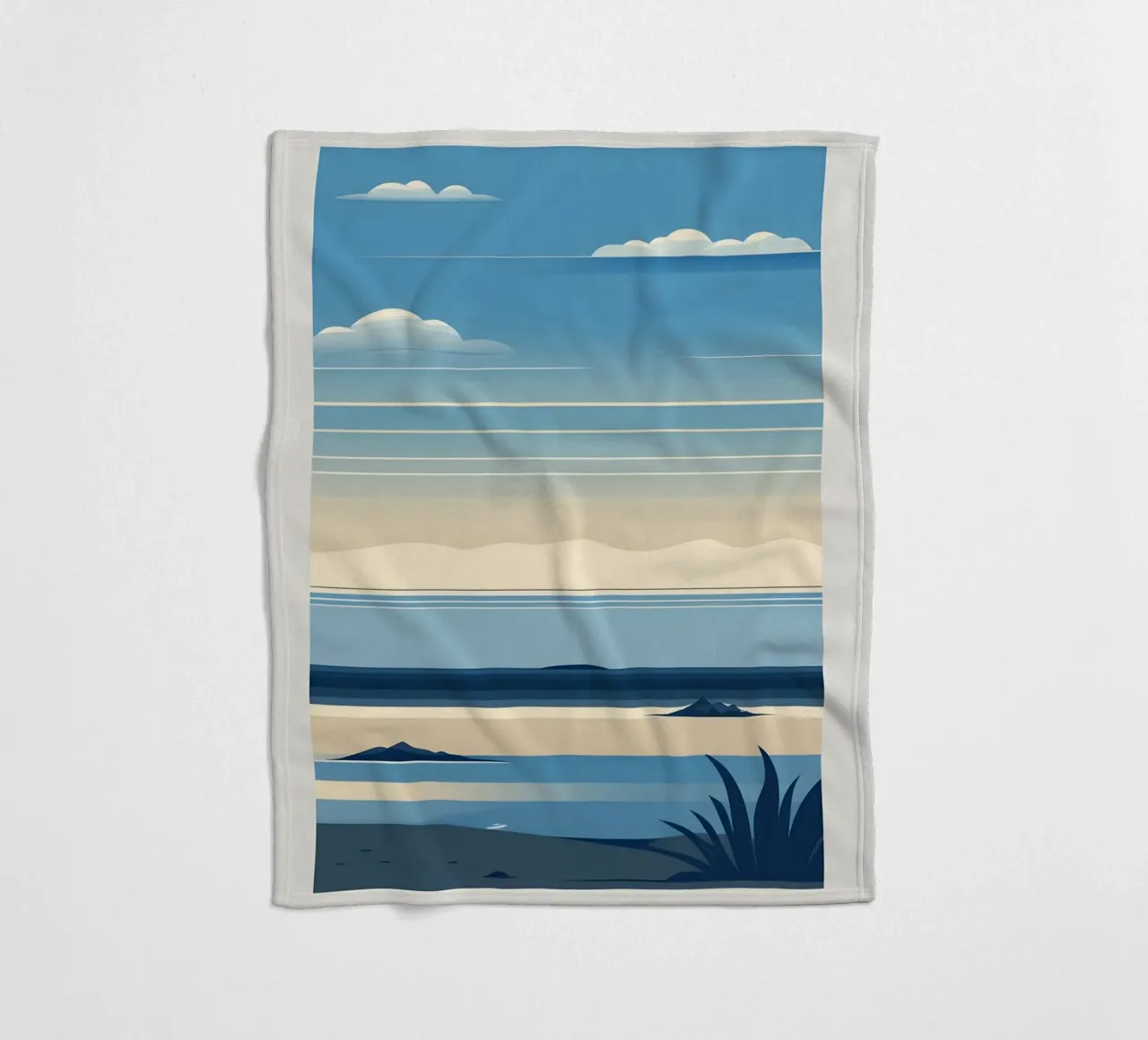 Linea dell'orizzonte semplice coperta in pile da LIFESTYLE OBJECTS