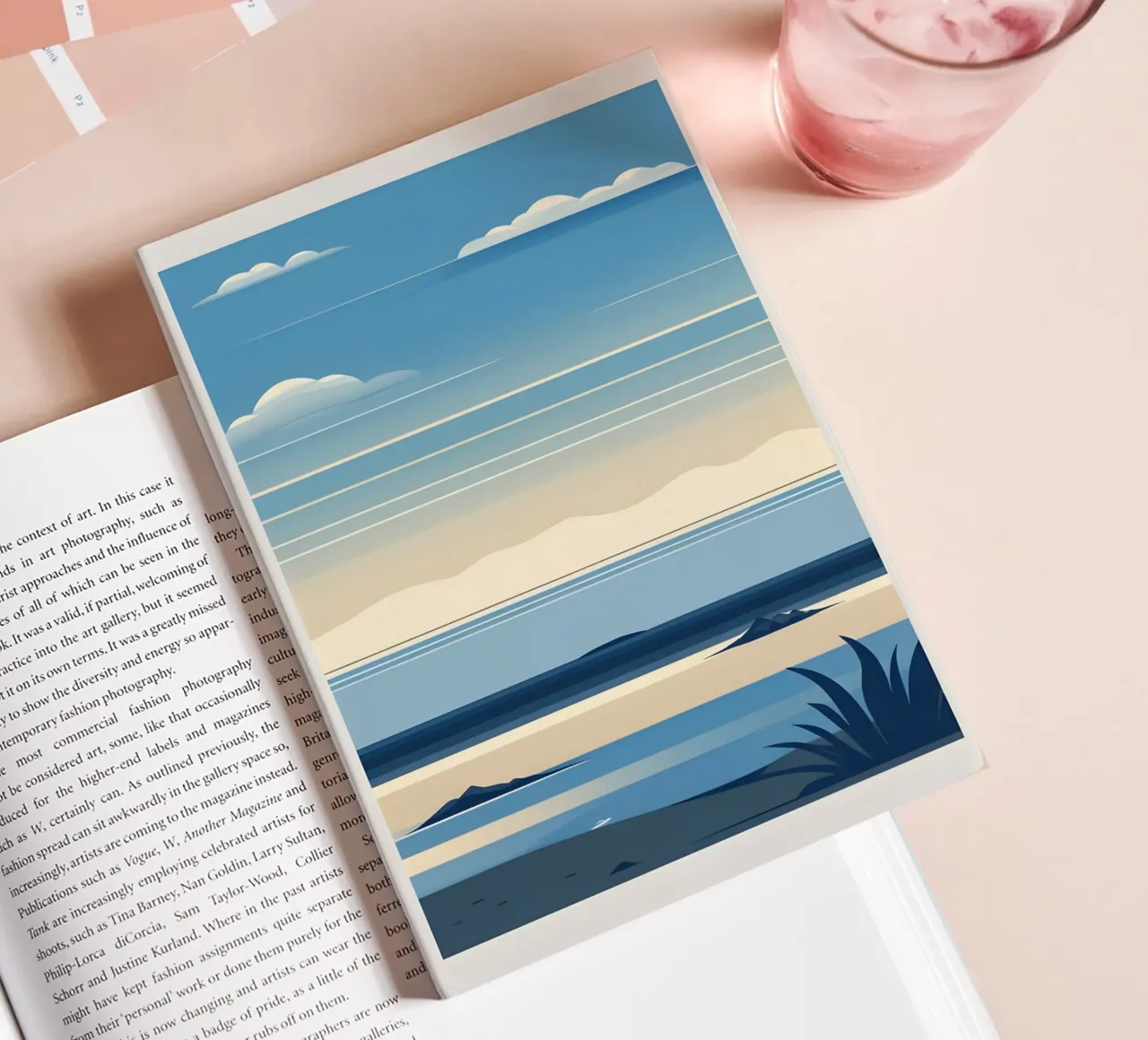 Simple horizon line notebook by LIFESTYLE OBJECTS