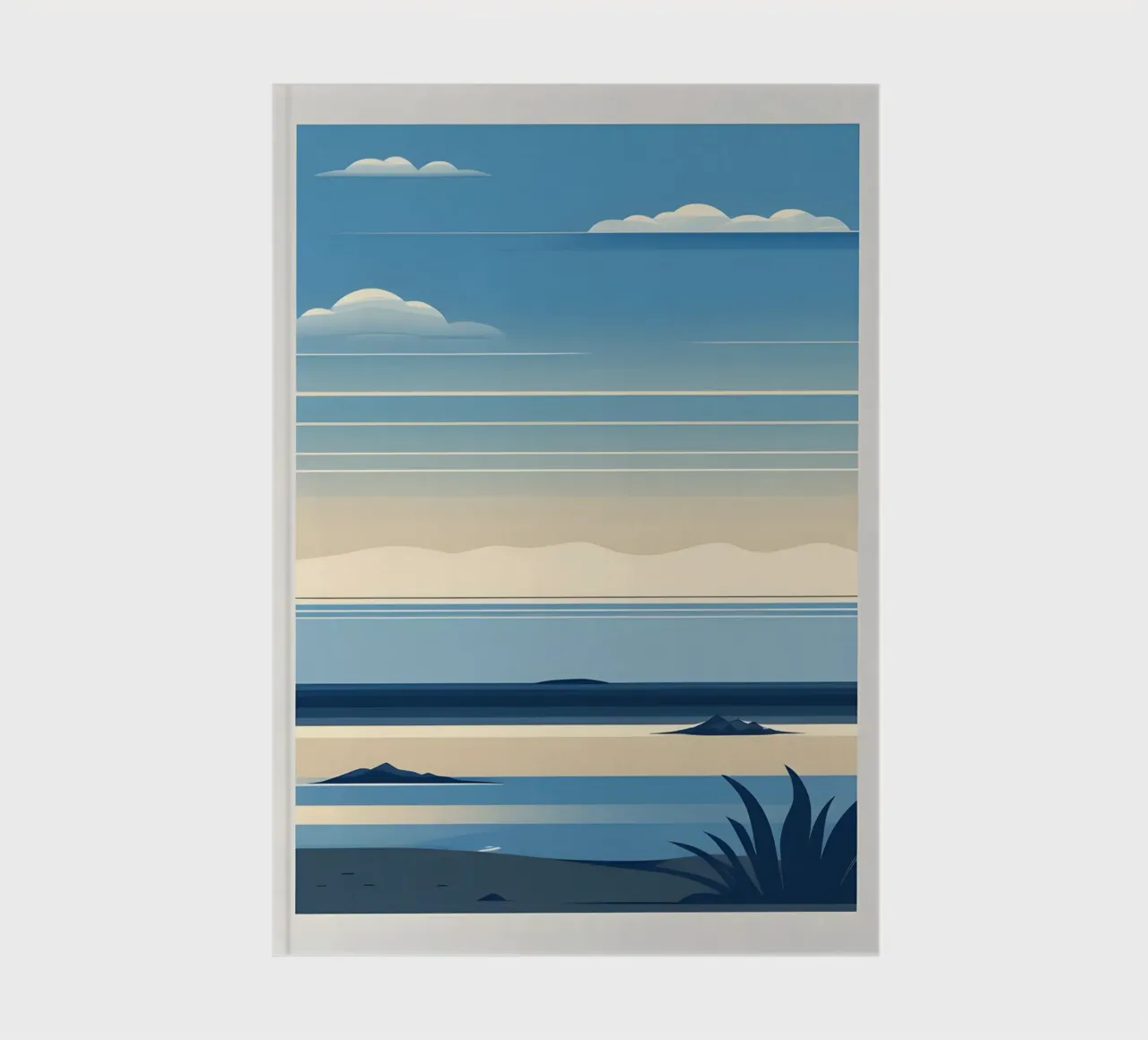 Simple horizon line notebook by LIFESTYLE OBJECTS