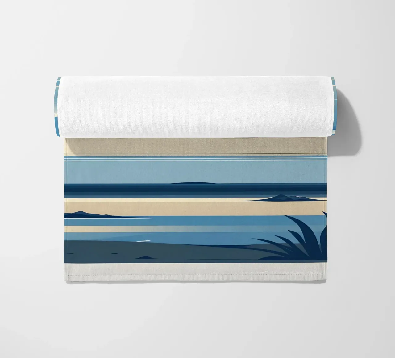 Linea dell'orizzonte semplice telo mare da LIFESTYLE OBJECTS