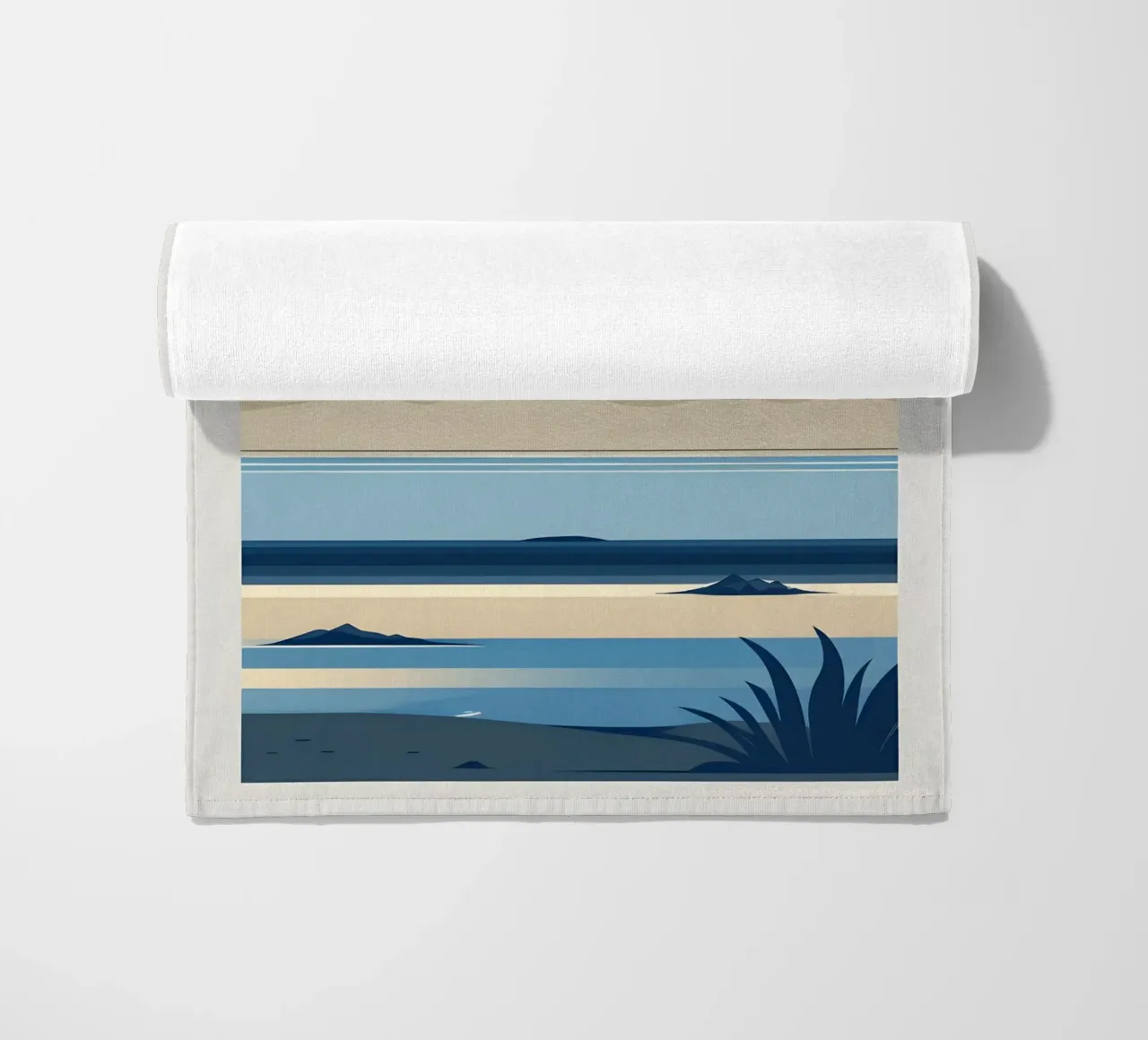 Linea dell'orizzonte semplice telo mare da LIFESTYLE OBJECTS