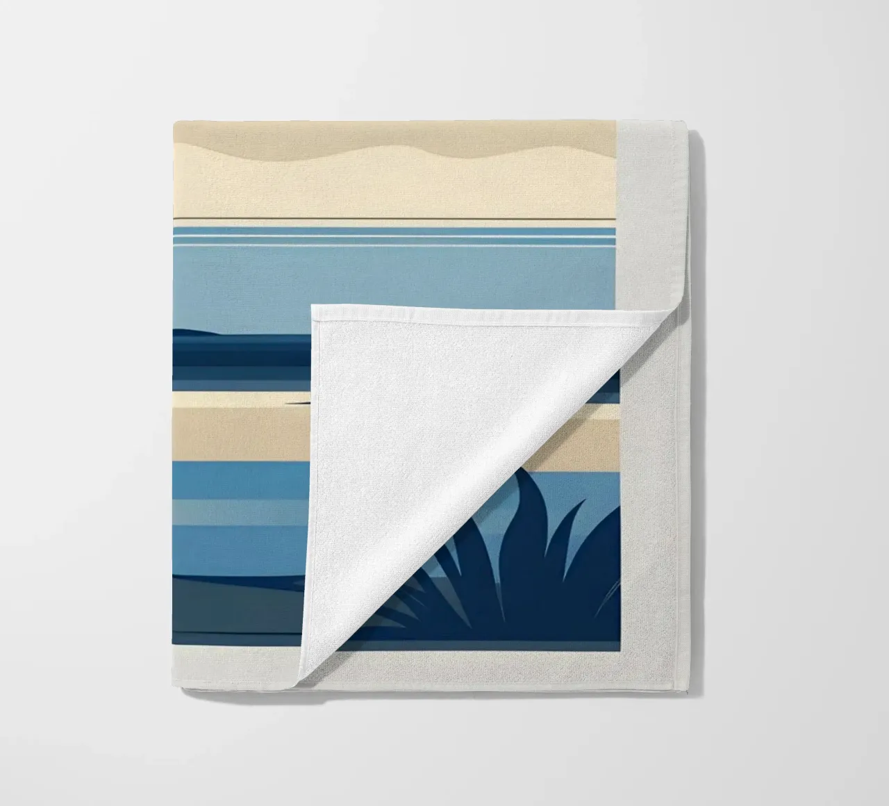 Linea dell'orizzonte semplice telo mare da LIFESTYLE OBJECTS