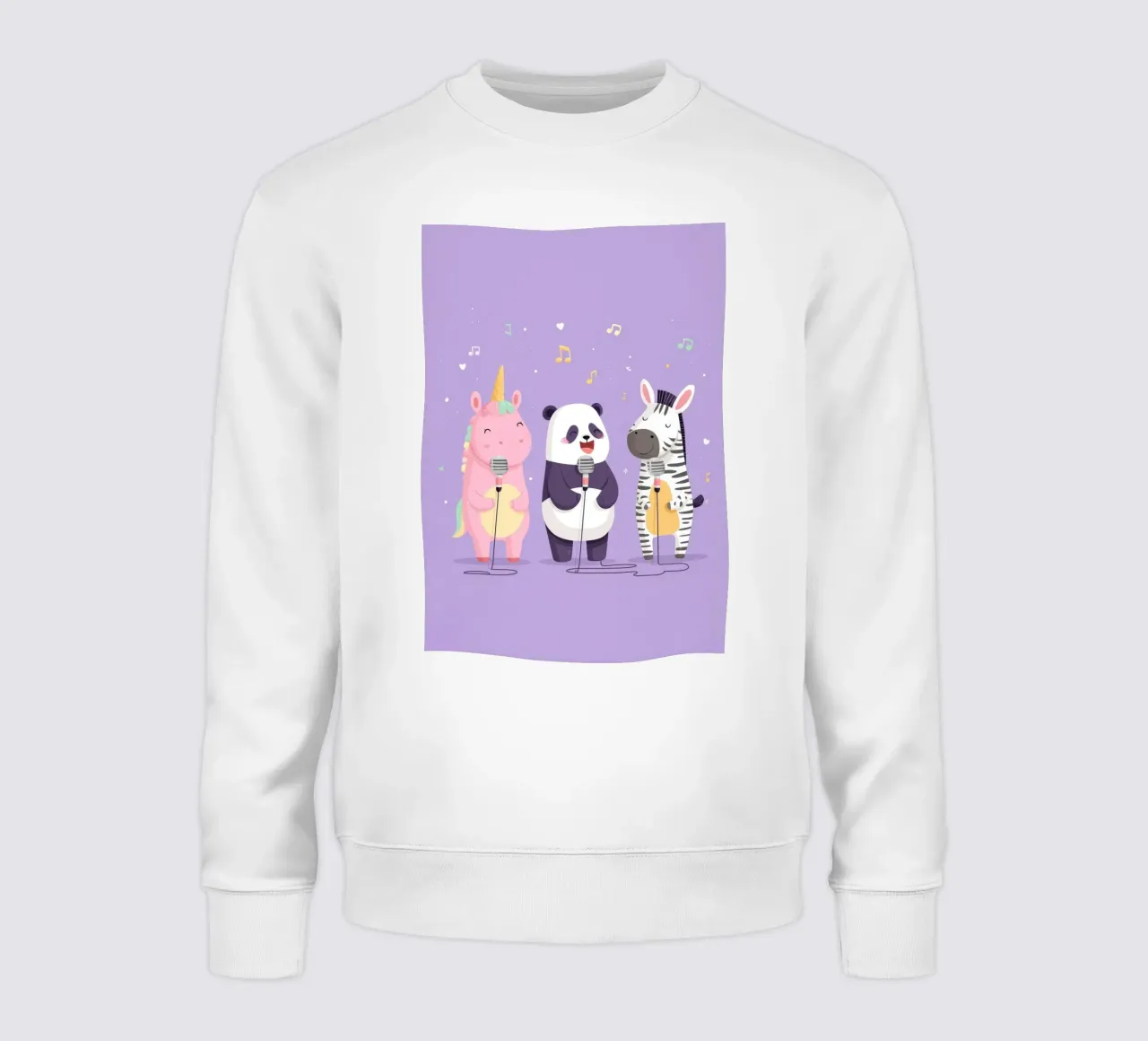 Unicorn, Panda & Zebra Band felpa da Kiara