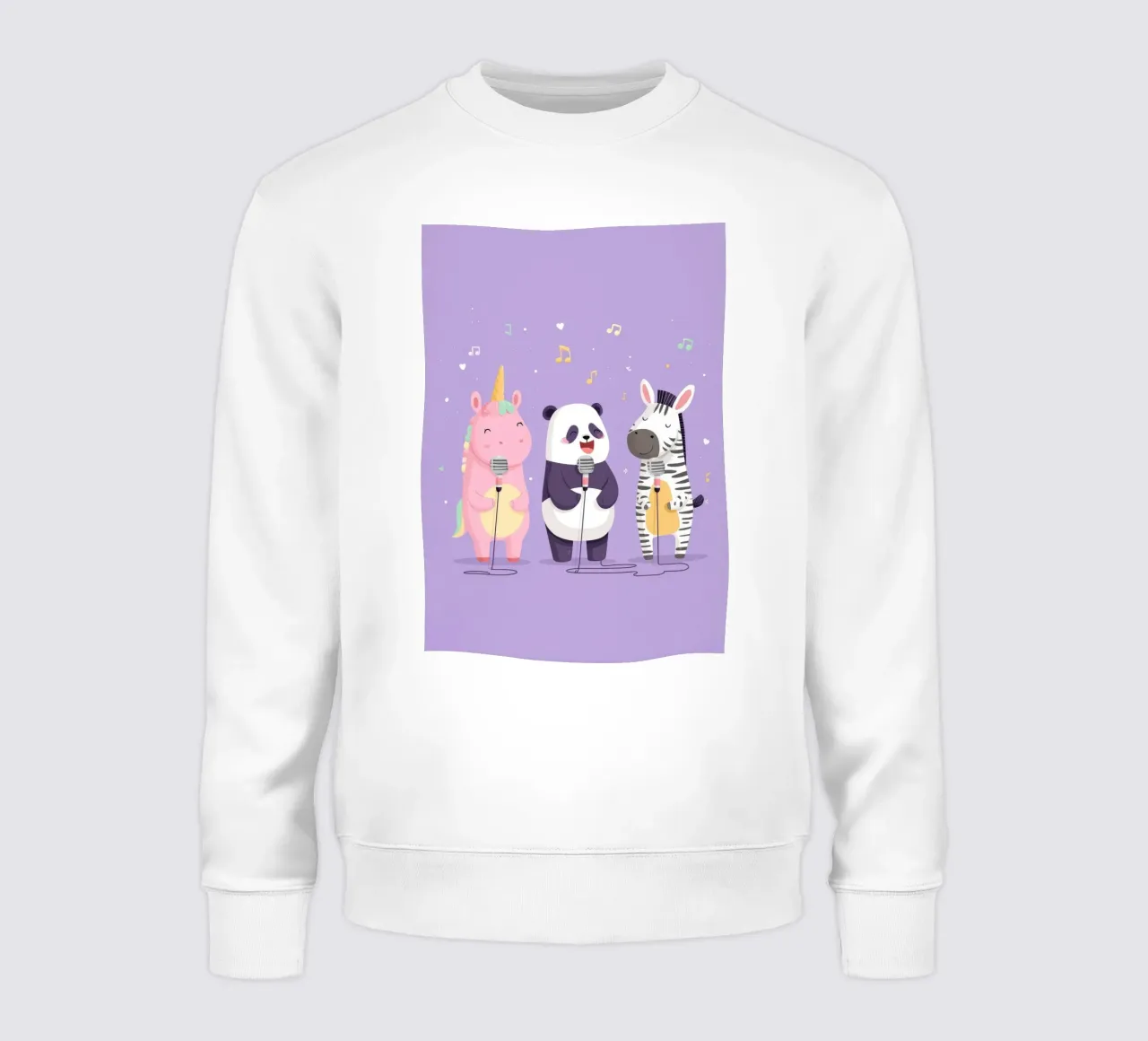 Unicorn, Panda & Zebra Band felpa da Kiara