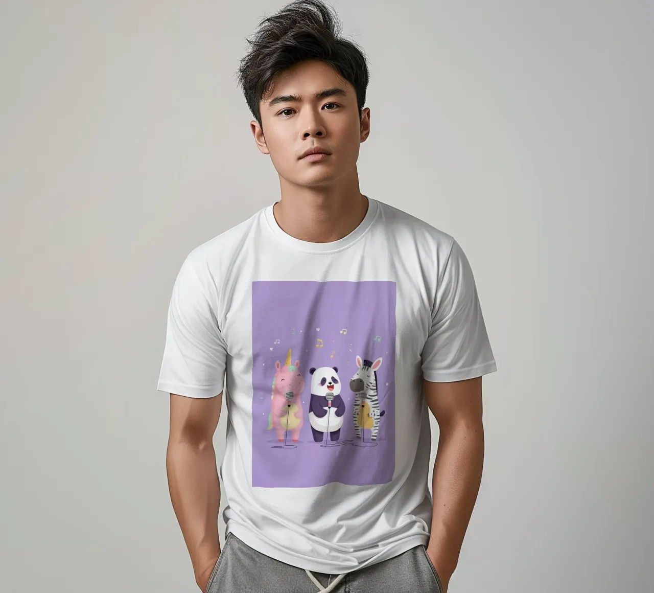 Unicorn, Panda & Zebra Band t-shirt da Kiara