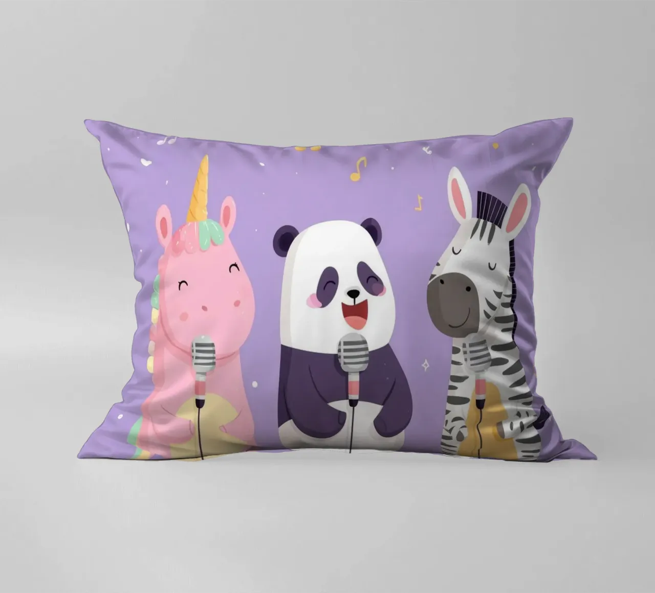 Unicorn, Panda & Zebra Band cuscino da Kiara