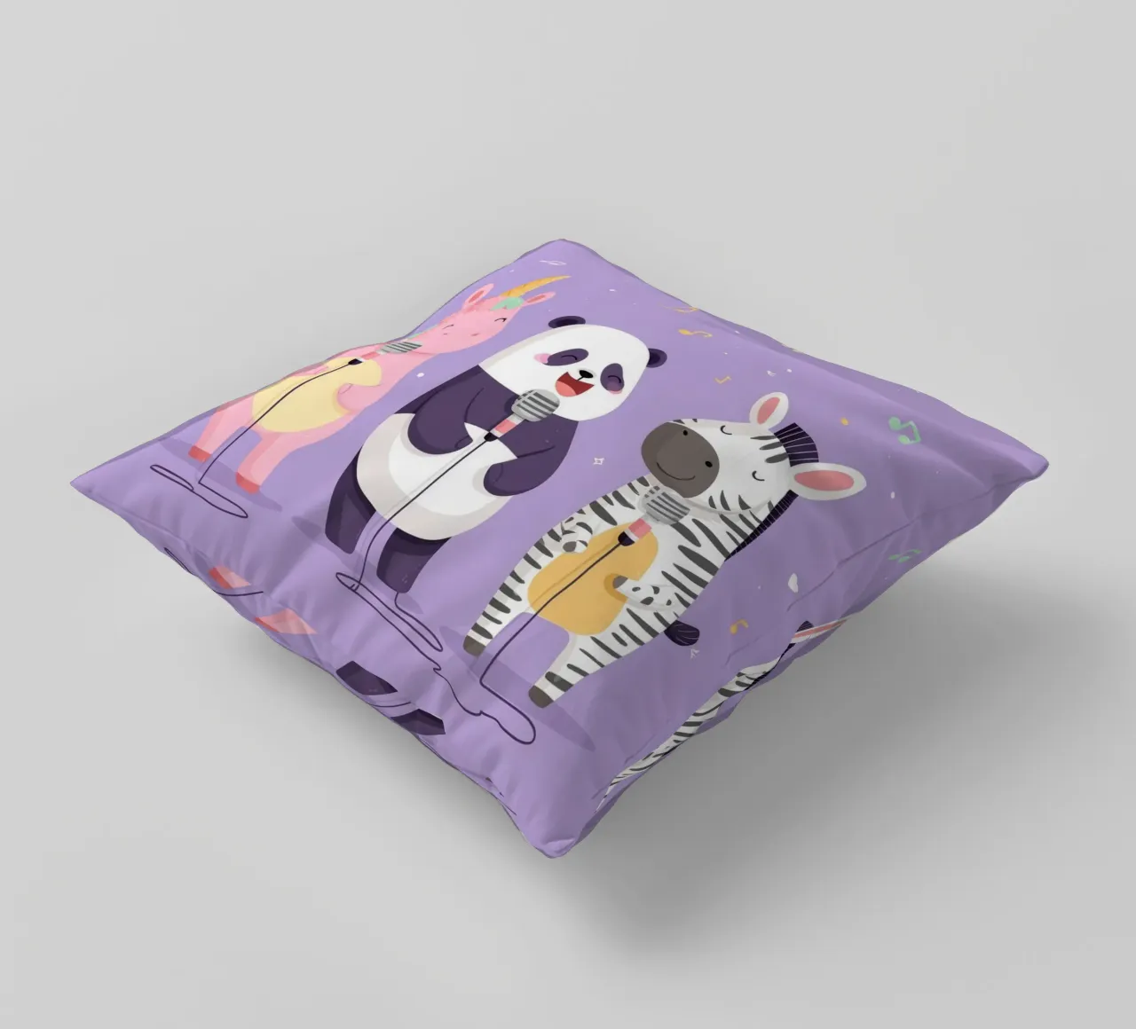 Unicorn, Panda & Zebra Band cuscino da Kiara