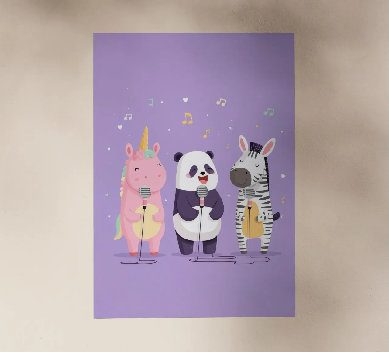 Unicorn, Panda & Zebra Band pellicola backlit da Kiara