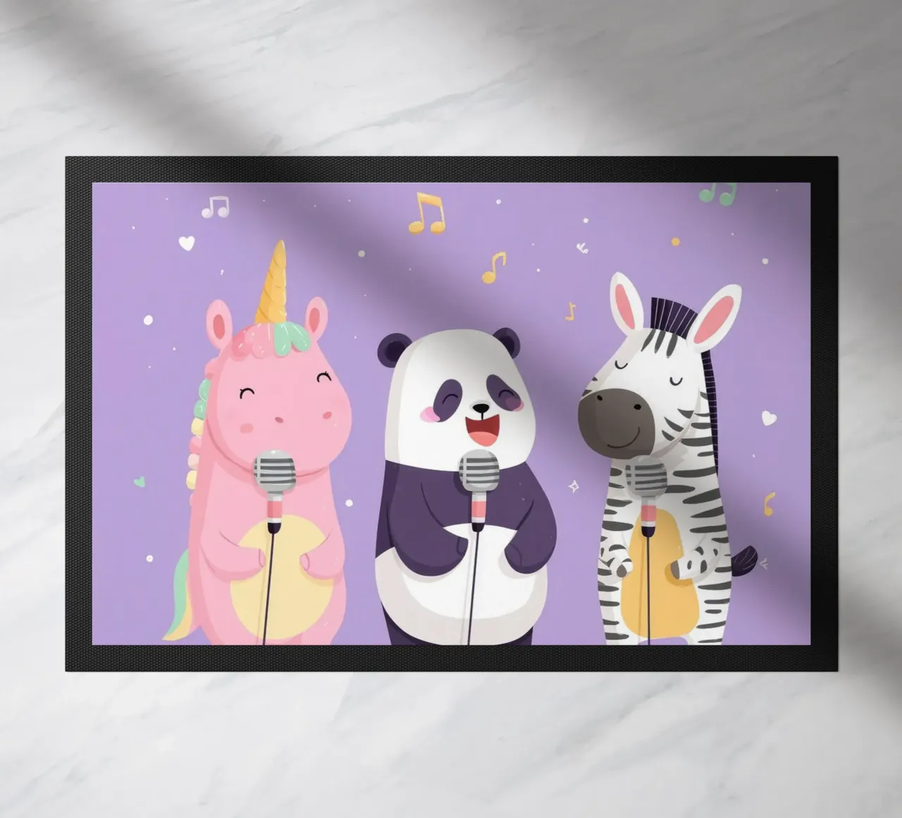 Unicorn, Panda & Zebra Band zerbino da Kiara