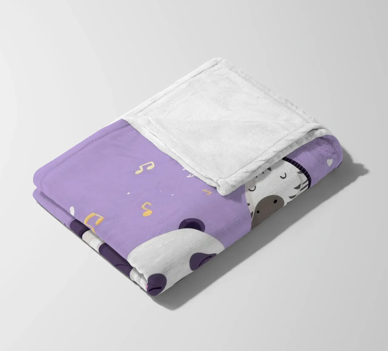 Unicorn, Panda & Zebra Band coperta in pile da Kiara