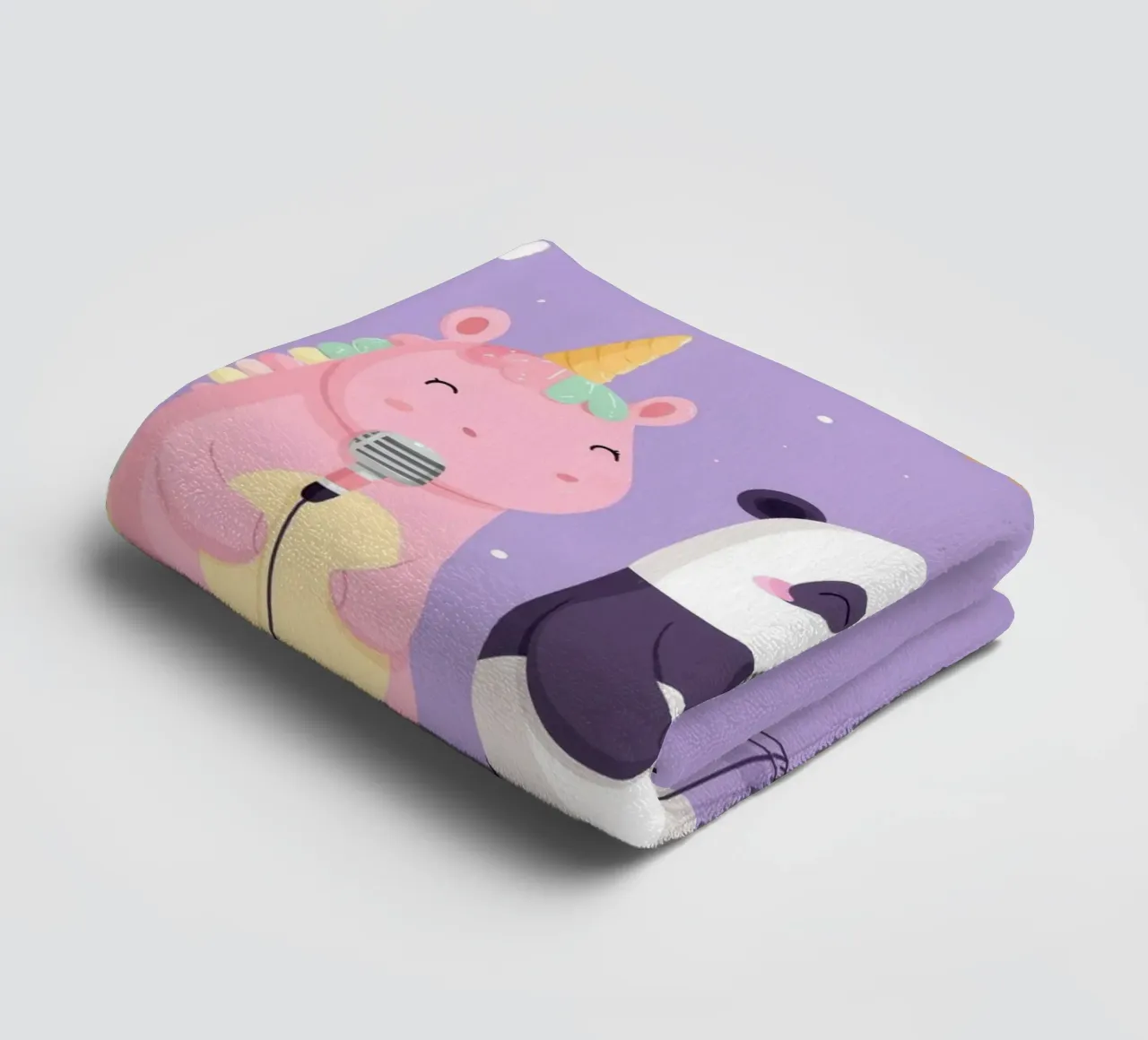 Unicorn, Panda & Zebra Band asciugamano da bagno da Kiara