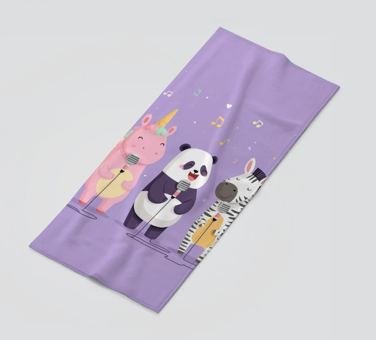 Unicorn, Panda & Zebra Band telo mare da Kiara