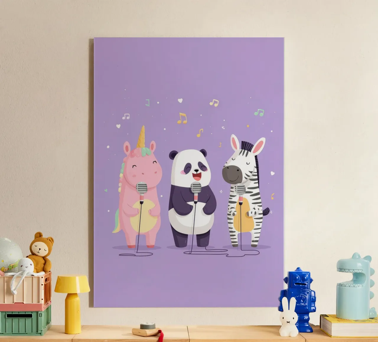 Unicorn, Panda & Zebra Band plexiglass da Kiara