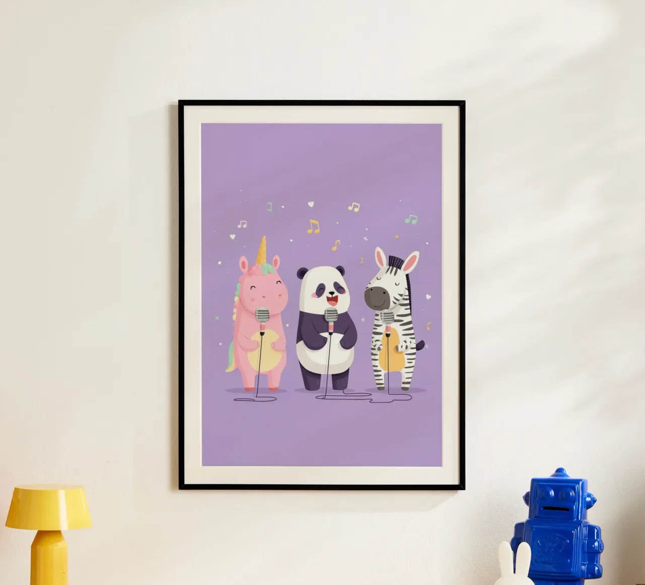 Unicorn, Panda & Zebra Band carta hahnemühle da Kiara