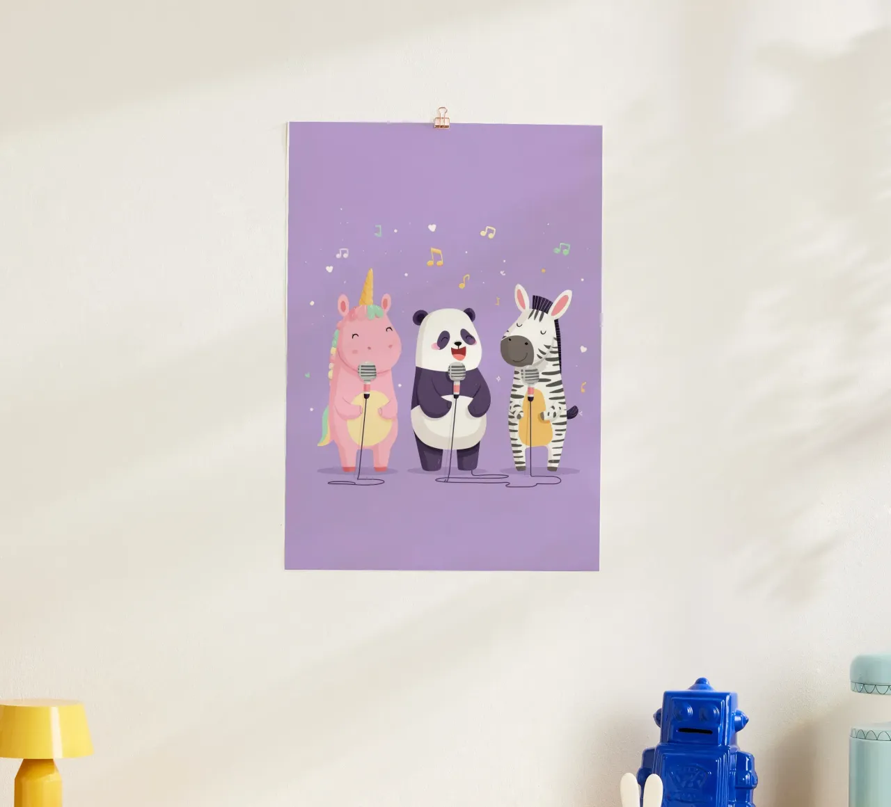 Unicorn, Panda & Zebra Band carta hahnemühle da Kiara