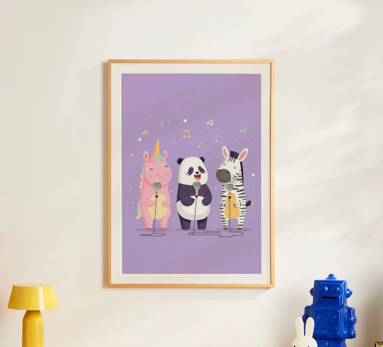 Unicorn, Panda & Zebra Band carta hahnemühle da Kiara