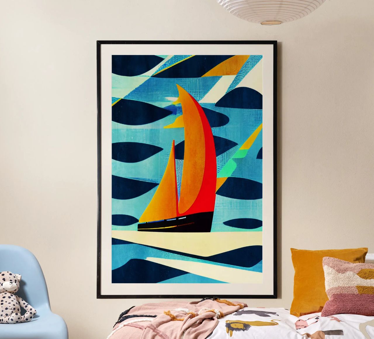 Côte D'Azur poster by Bo Anderson