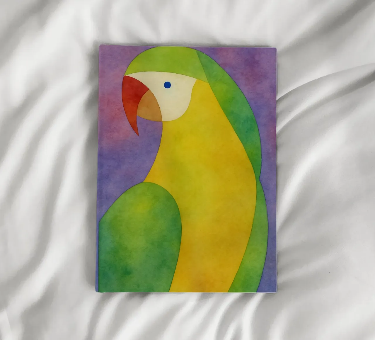 bird abstract drawing notebook by bougenfille