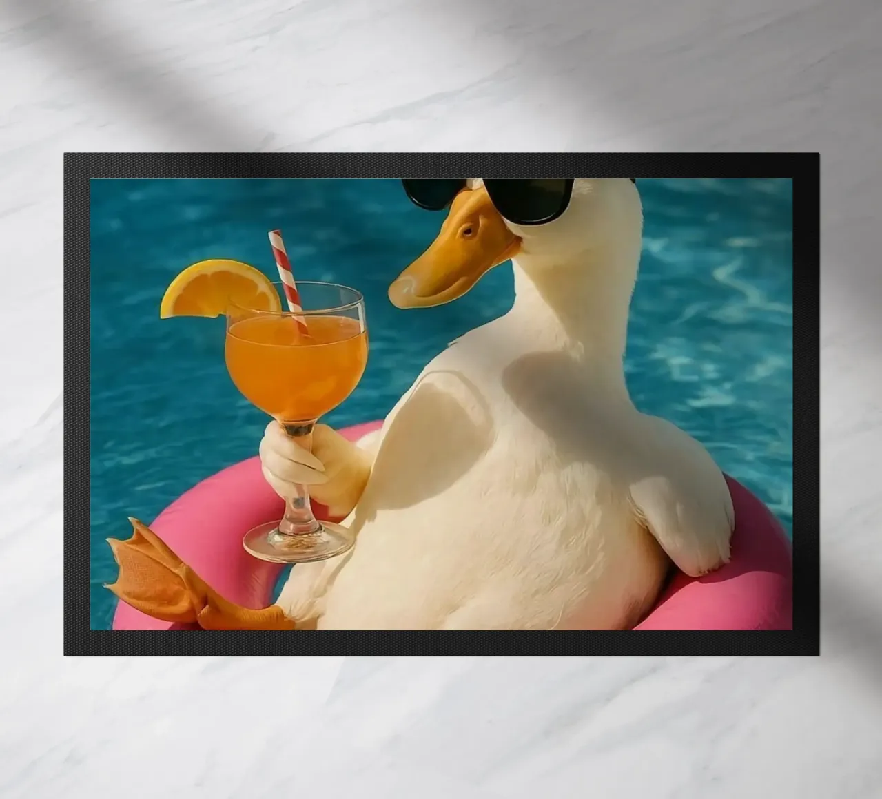 duck with juice on water zerbino da matthen
