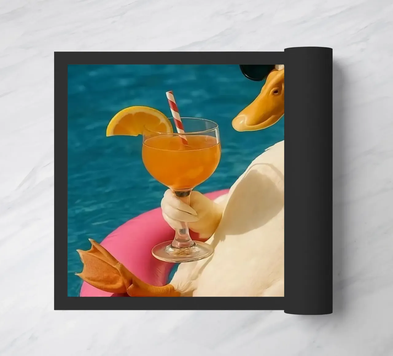 duck with juice on water zerbino da matthen