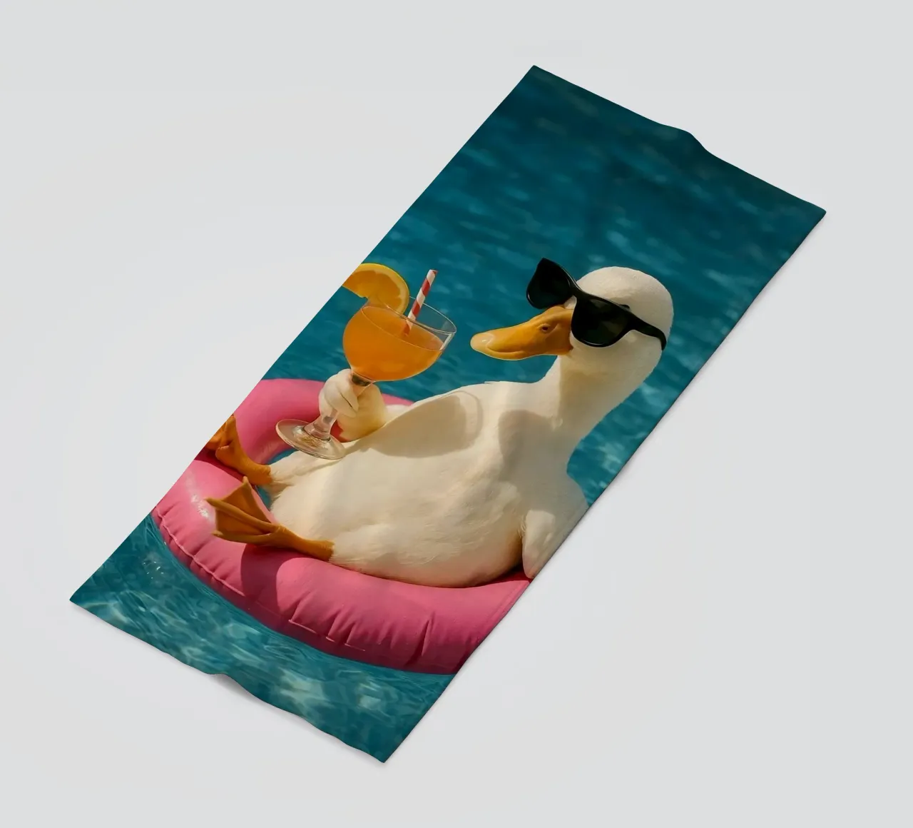 duck with juice on water telo mare da matthen
