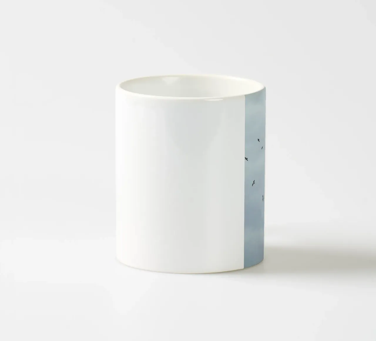 lighthouse with birds tazza in ceramica da matthen