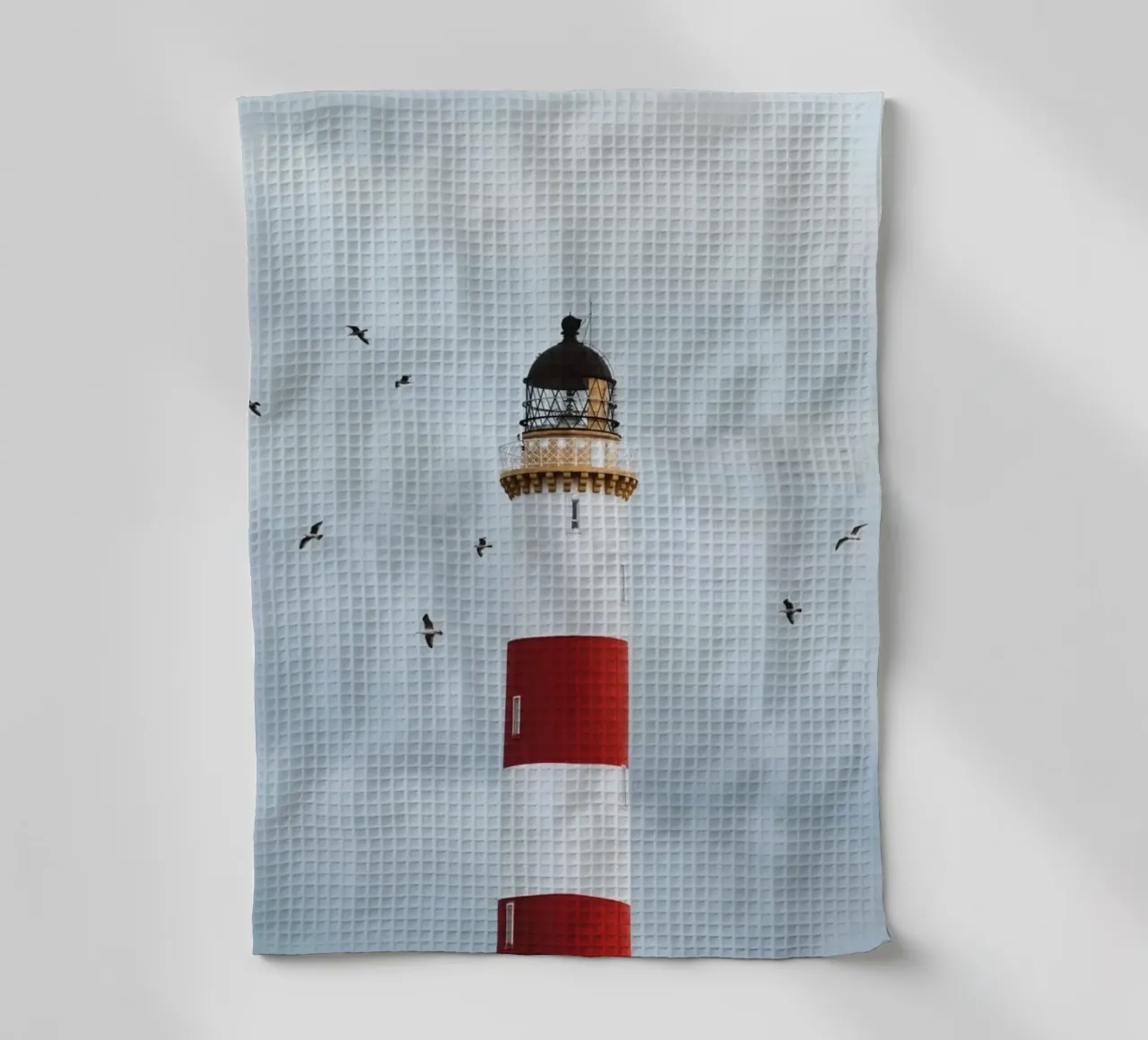 lighthouse with birds canovaccio da cucina da matthen