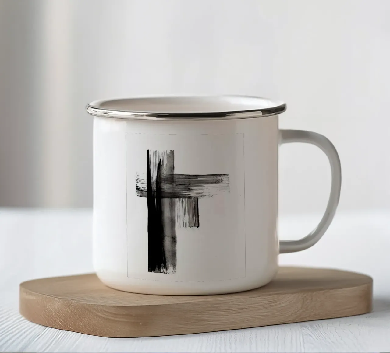 ink paint in art tazza in smalto da matthen