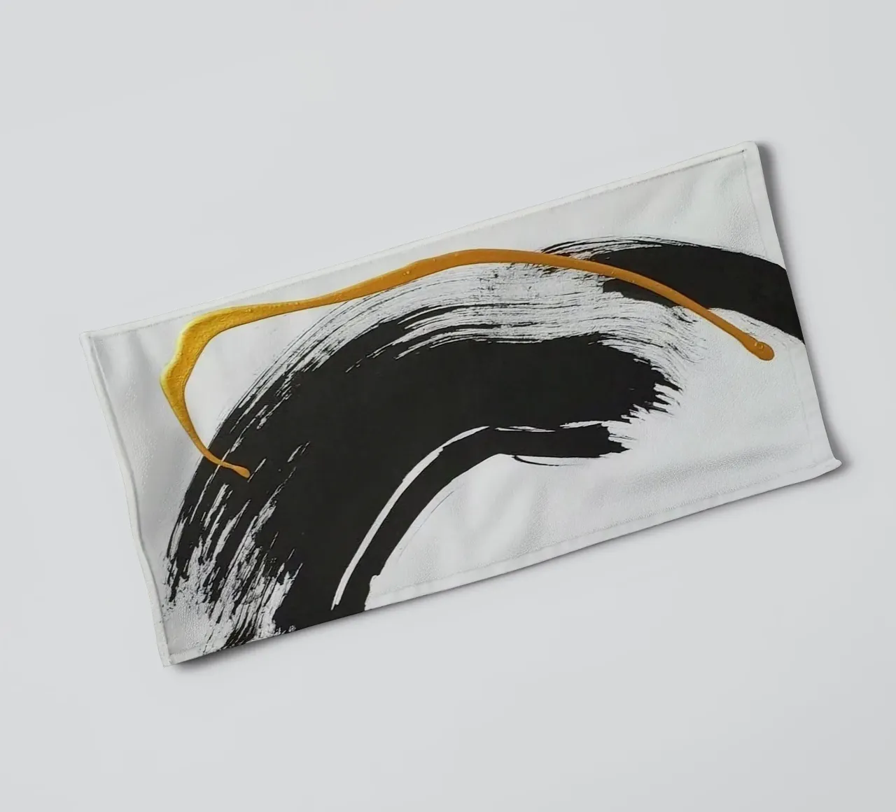 ink paint art curve asciugamano da bagno da matthen