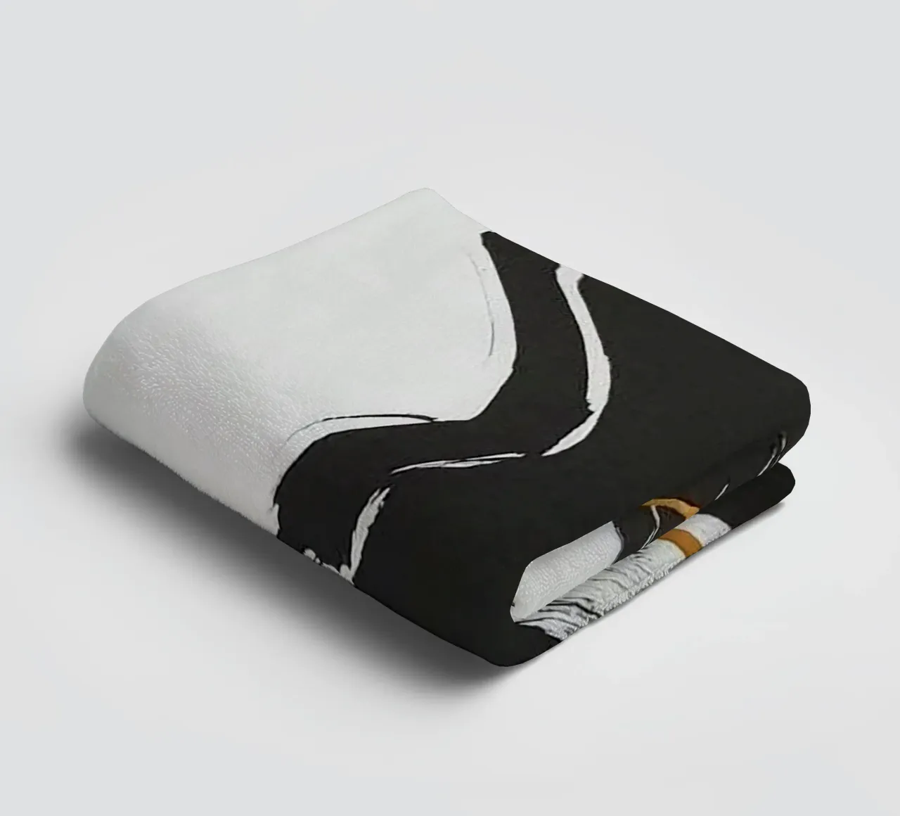 ink paint art curve asciugamano da bagno da matthen