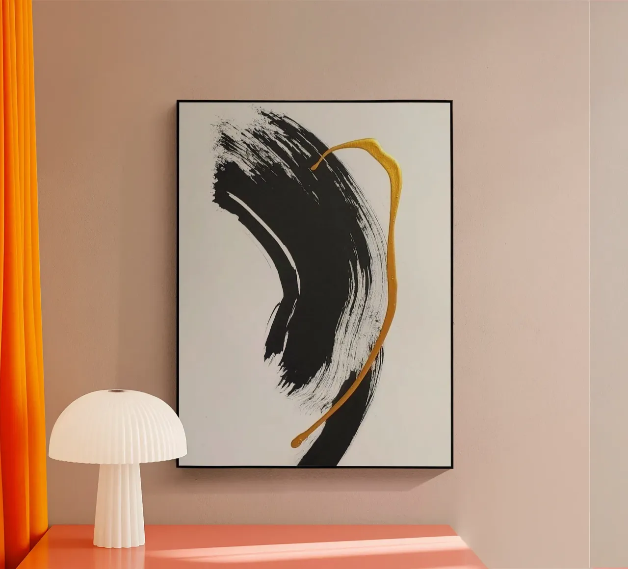 ink paint art curve plexiglass da matthen