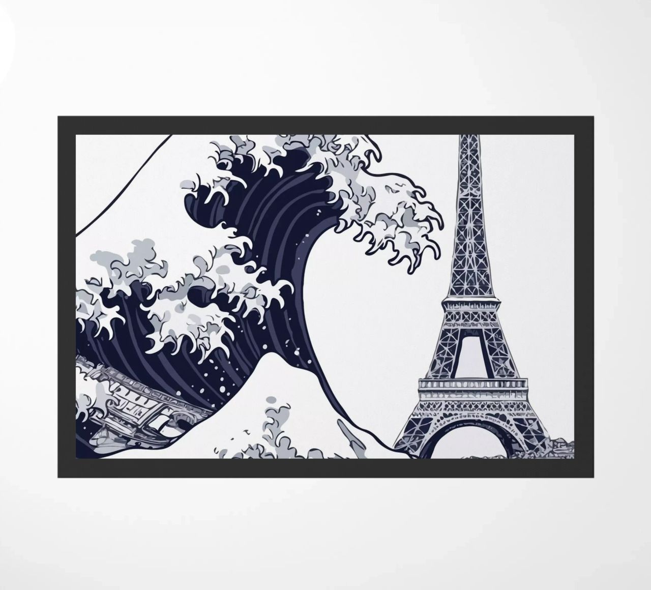 Great Wave & Eiffel Tower zerbino da edsonramosart