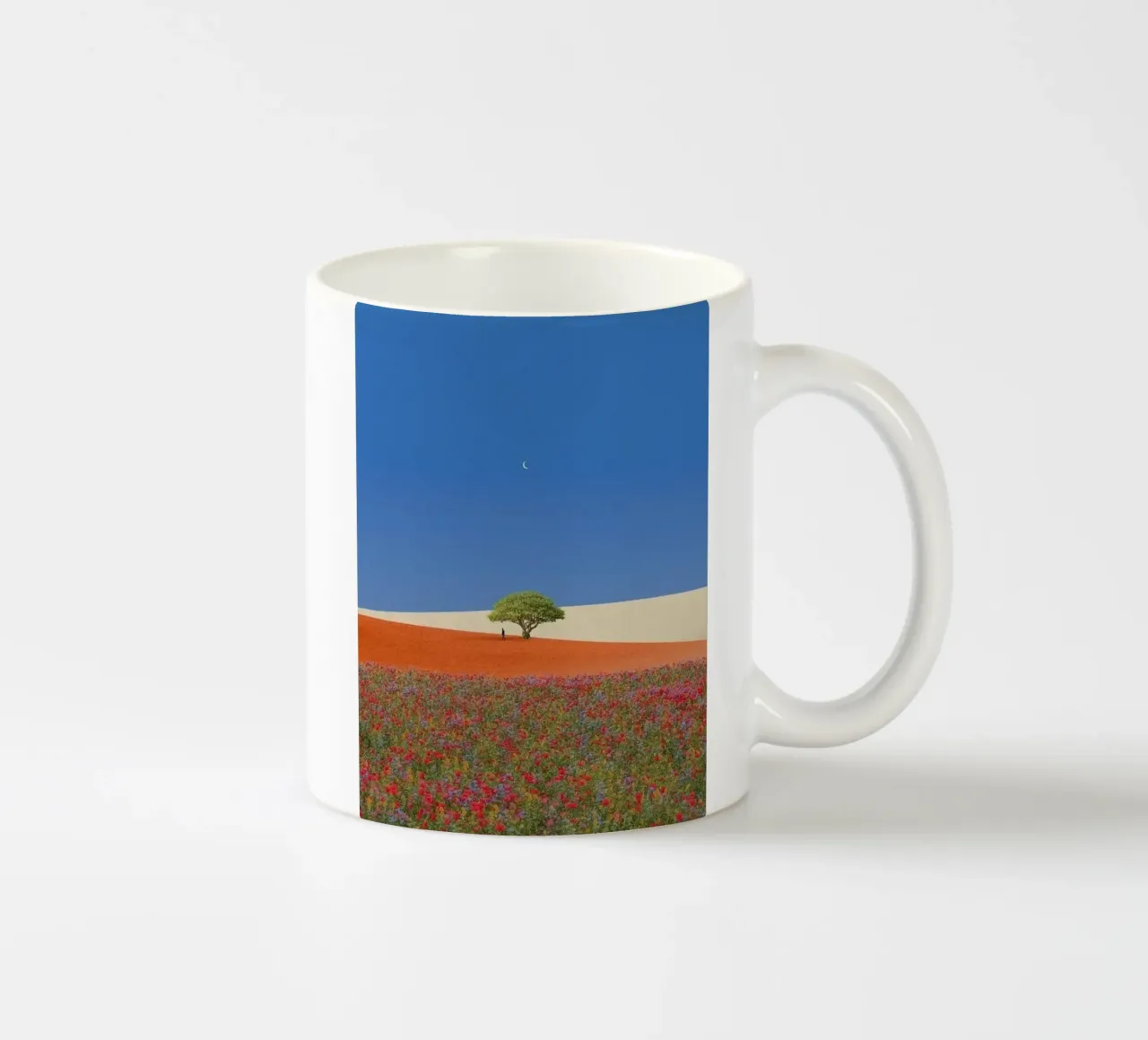 single tree in giant hill tazza in ceramica da andern