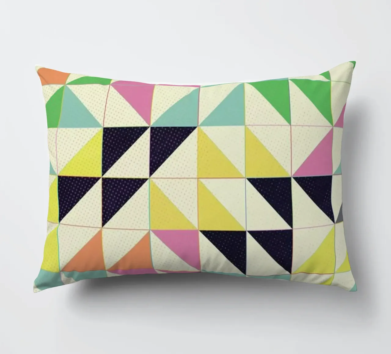 Triangoli e quadrati I cuscino da Metron