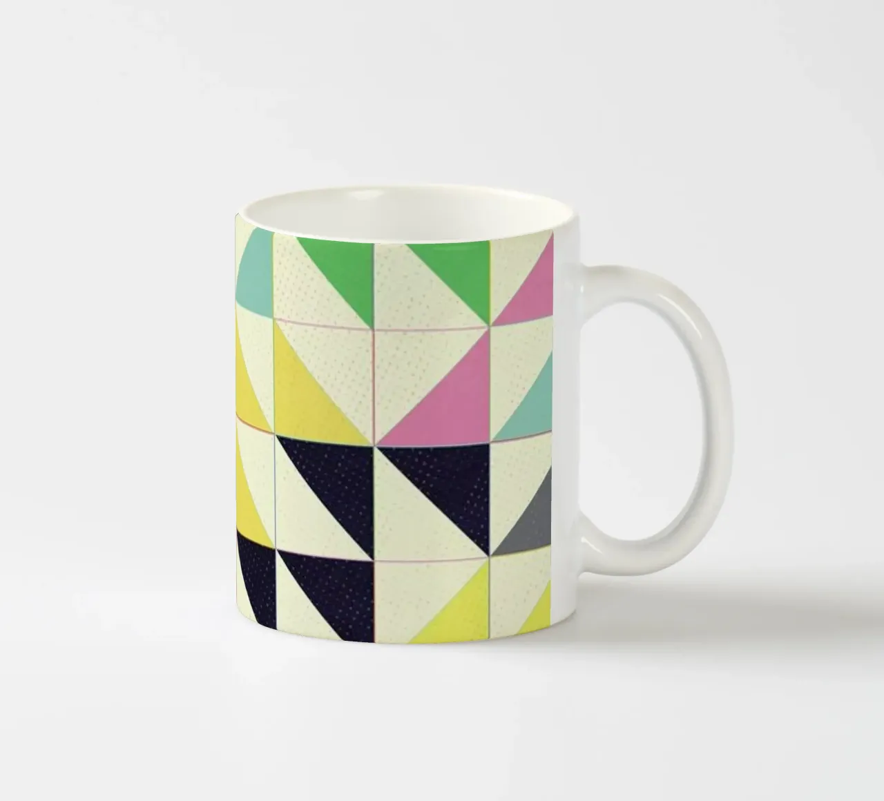 Triangoli e quadrati I tazza in ceramica da Metron