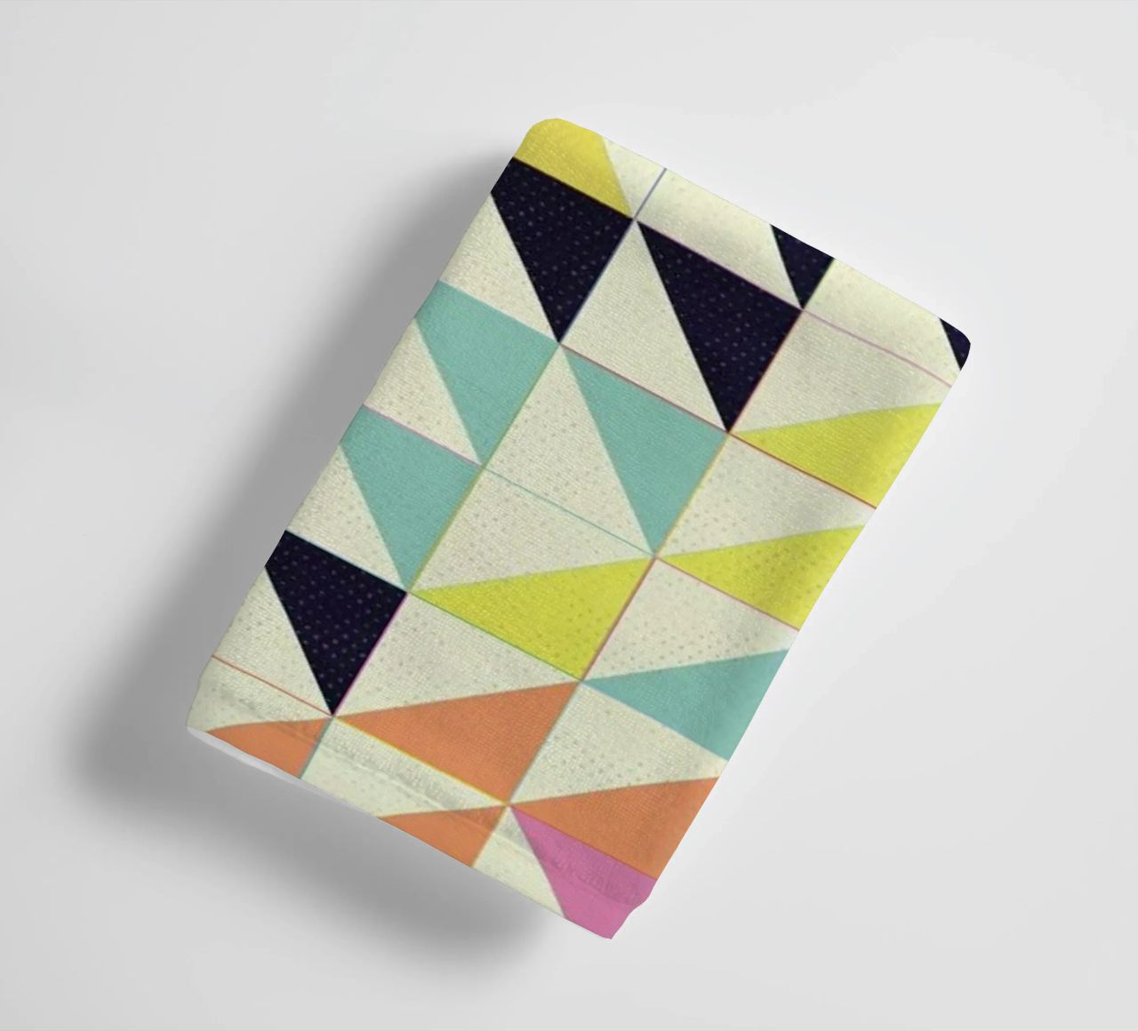 Triangles and Squares I towel by Metron