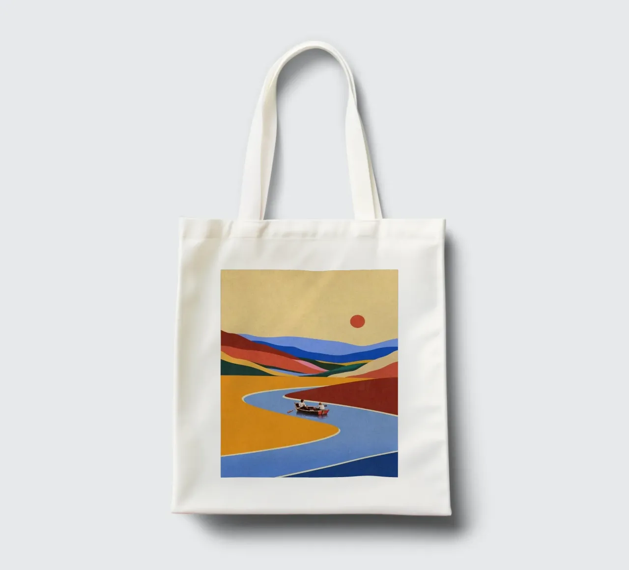 boating in color nature borsa in juta da andern