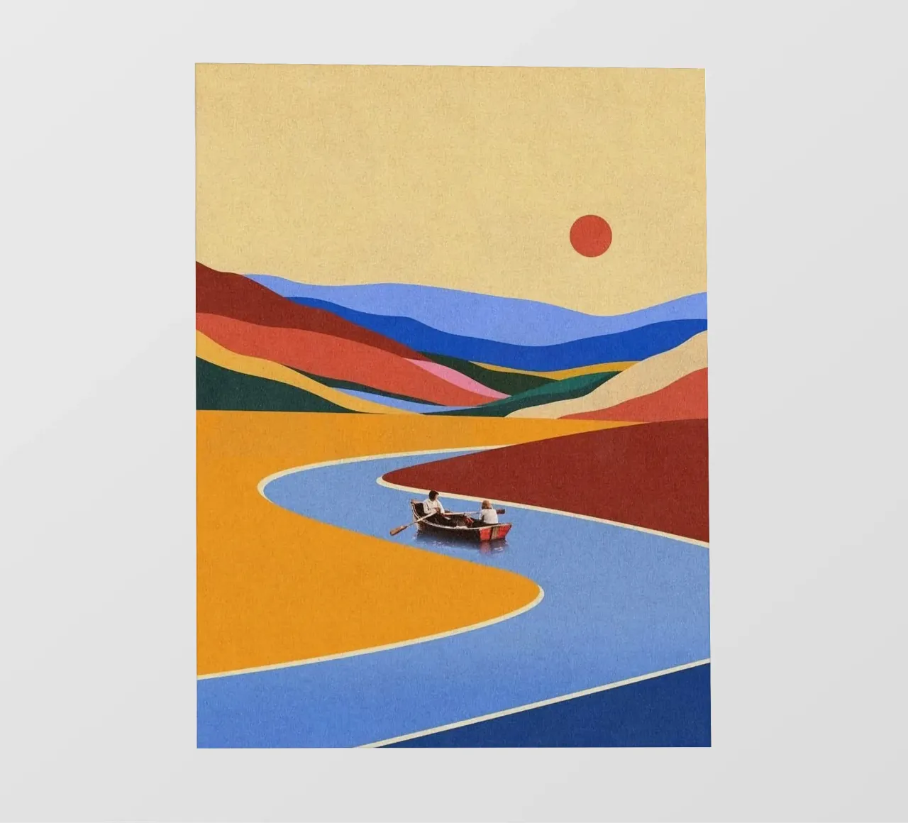 boating in color nature telo in pvc da andern