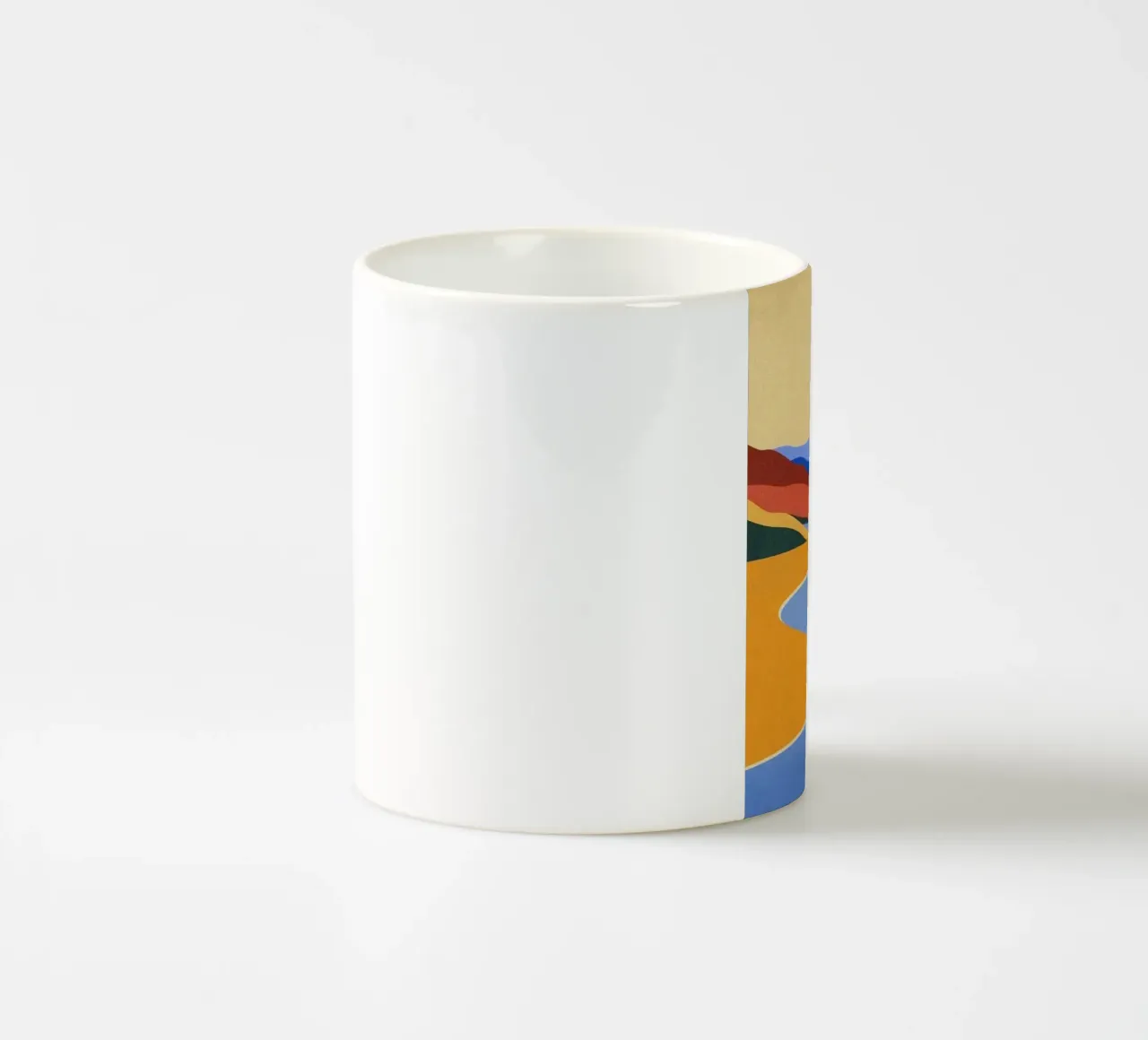 boating in color nature tazza in ceramica da andern